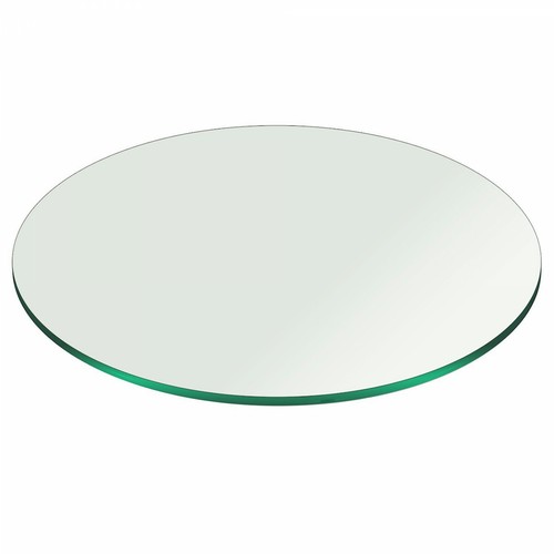 Clear tempered glass table - table, top